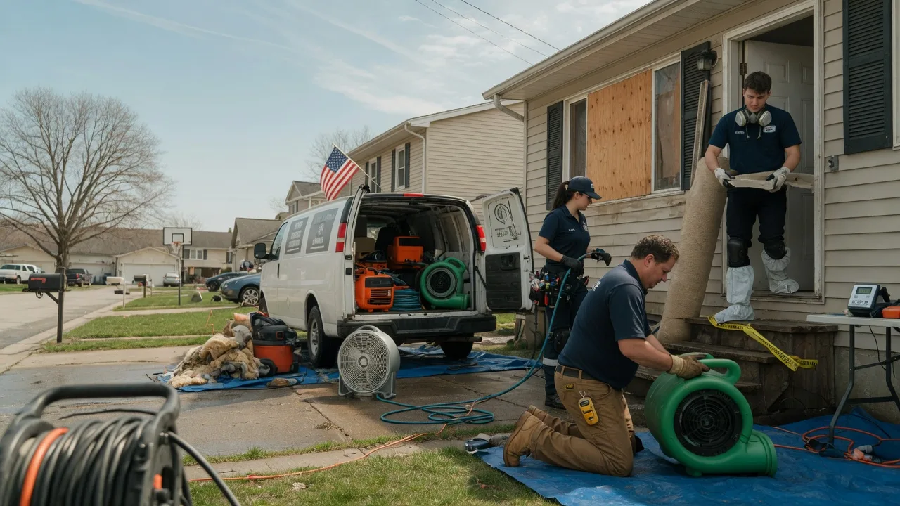 Water Damage Restoration in Dekalb, IL near me